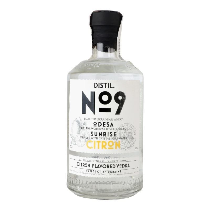 Горілка Distil №9 Citron 40% 0.5 л